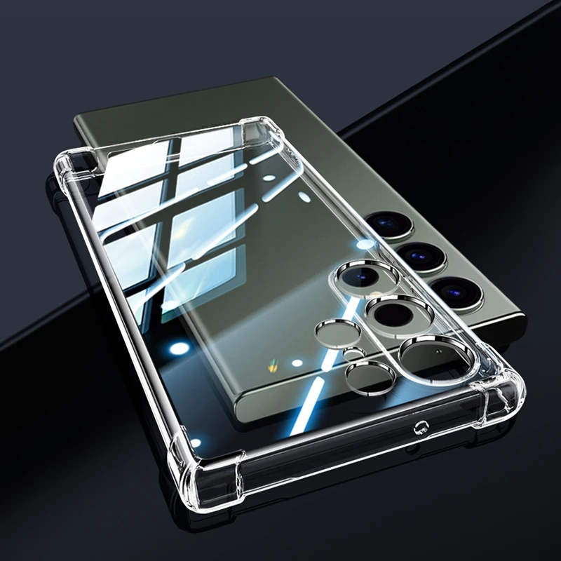 Airbag Shockproof Transparent Silicone Full Cover Case