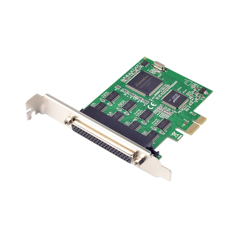 Pci-e para Adaptador Serial Serial Port Rs232 Db9 Controlador Systembase Sb16c1058pci Asm1083 Chip 8s Portas Rs232 com para Pcie - Imagem 2