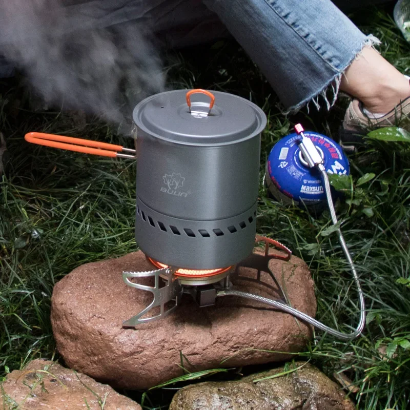 

Bl100- B15 3800w Outdoor Camping Hiking Windproof Gas Stove Portable Split Stove Cooking Set Camping Accessories