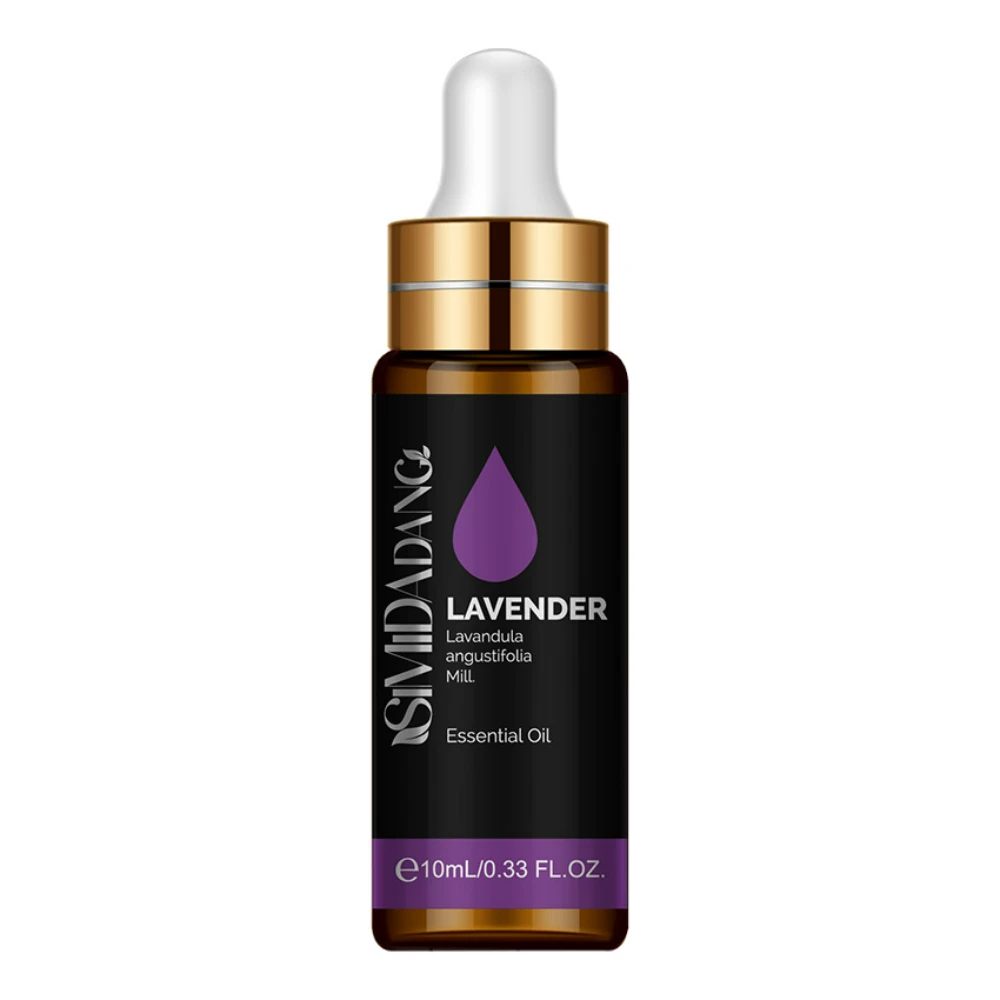 10ml Pure Plant Essential Oil for Humidifying Diffuser Lavender, Tea Tree, Rose, Vanilla Jasmine Pure Natural Essential Oil