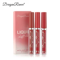 3 PCS Liquid Lipsticks Set Long Lasting Make Up For Women Korean Beauty Cosmetics Matte Lipsticks Waterproof Long lasting 5