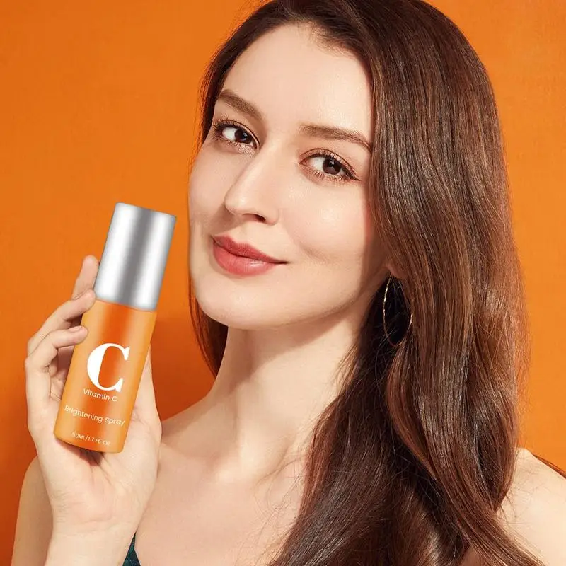 Face Toner 1pcs 50ml Vitamin C Brightening Facial Spray Mist for face