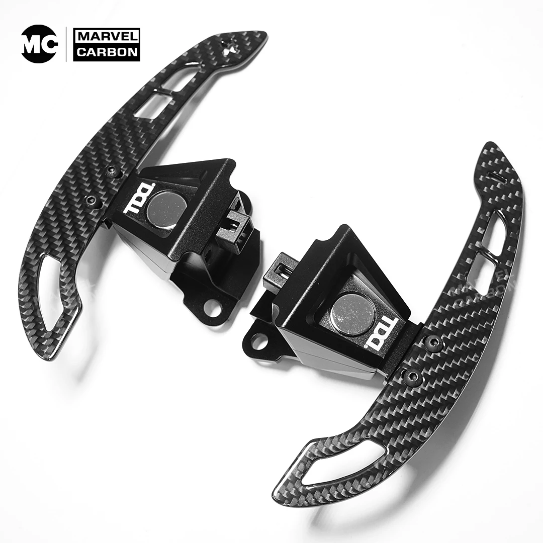 렉서스 IS NX RC 200 250 300 350 및 토요타 86 BRZ 스포츠용 MC 3mm 광택 마그네틱 카본 파이버 패들 시프터