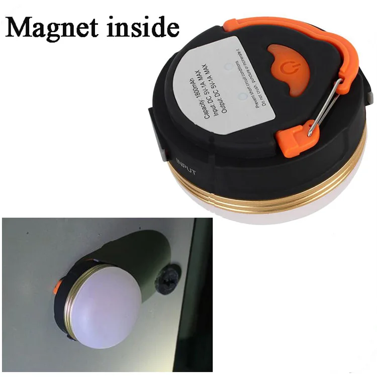Camping Light Camping Lamp Camping Lantern 300Lumens 3W LED Outdoor Mini Waterproof USB Rechargeable