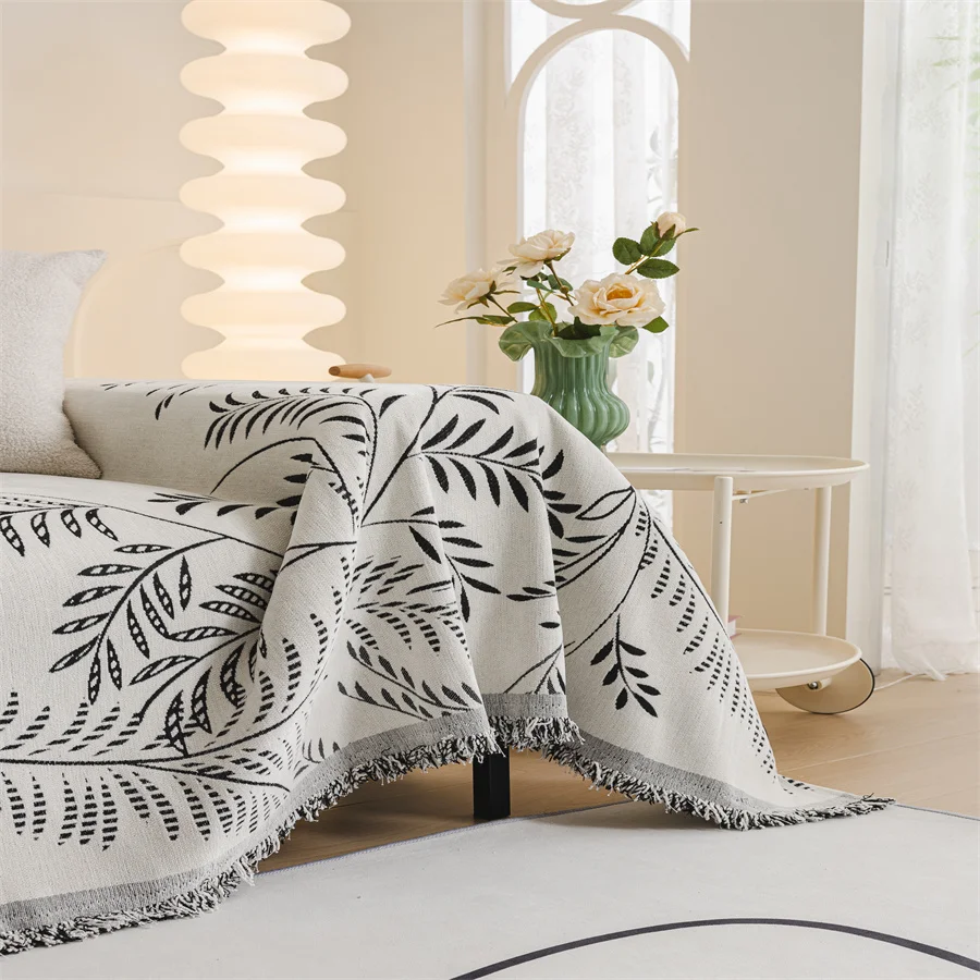 Woven Cotton Sofa Cover Blanket Sofa Towel for Living Room Furniture Dapestry Couch Coverecor T 2