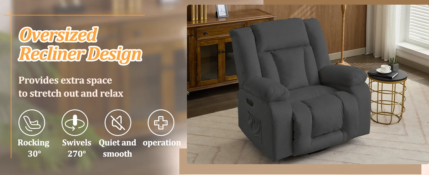 oversize recliner