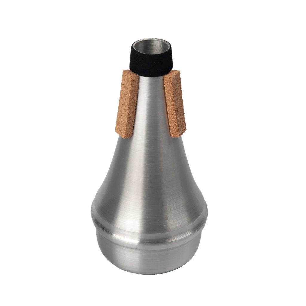 

Durable High Quality Silver Aluminum Alloy Trumpet Professional Trumpet Mute W/ 3 Corks For Jazz Instrument Practice Beginner