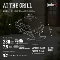 2400 Electric Grill , Grey 2