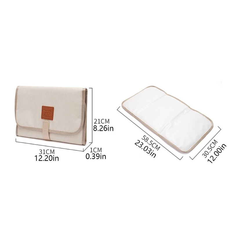 Baby Diaper Changing Pad Foldable Waterproof Newborn Nappy Changing Mat Travel Portable Diaper Change Sheet