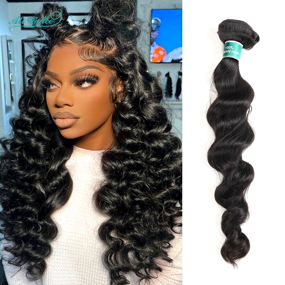 Brazilian Loose Wave Hair 4 Bundles 10-28 Inches Loose Wave Extensions 100% Remy Human For Women