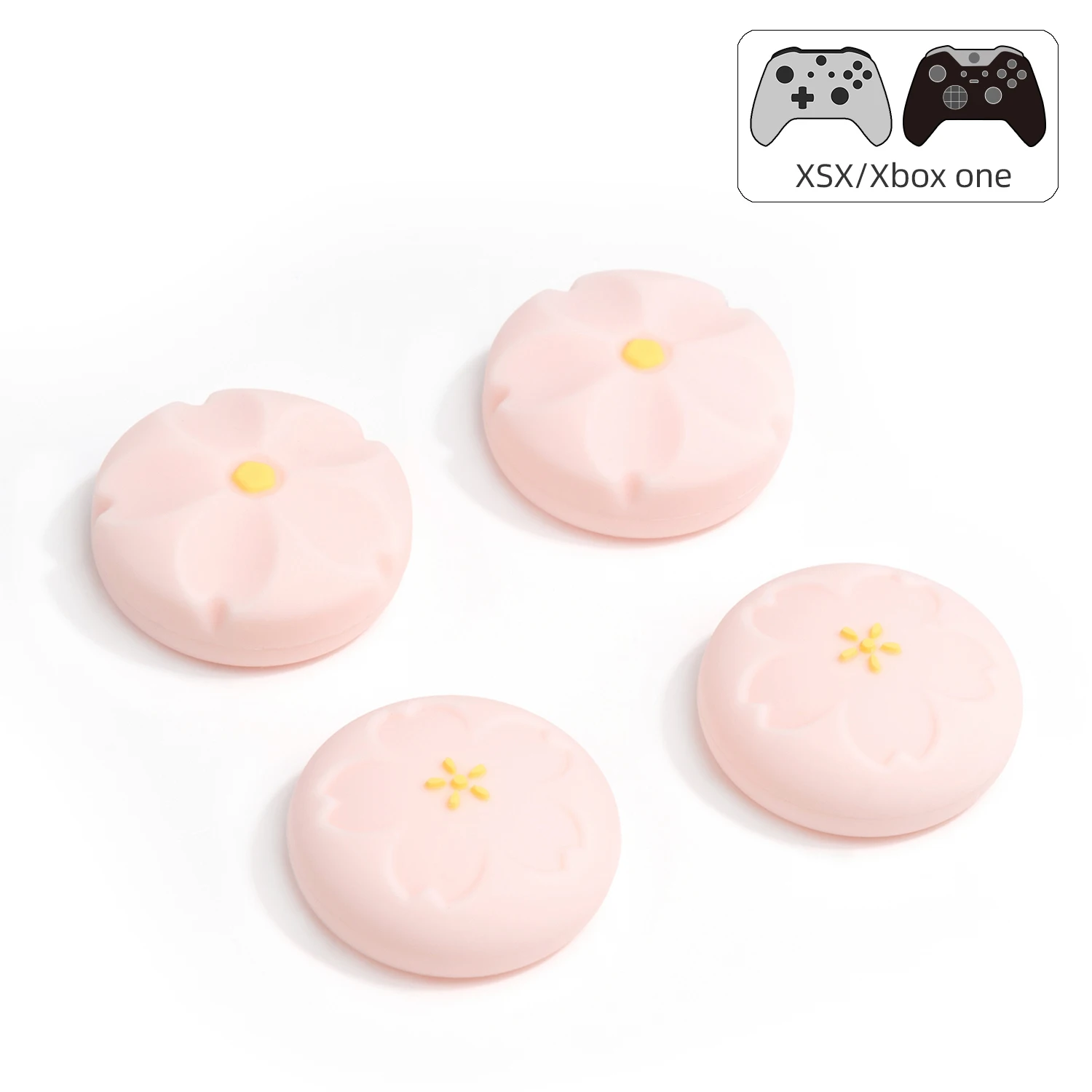 Geekshare 2Pair Silicone Soft Thumb Stick Grip Cap Joystick Cover For Xbox One Controller Replacement Thumbstick Case