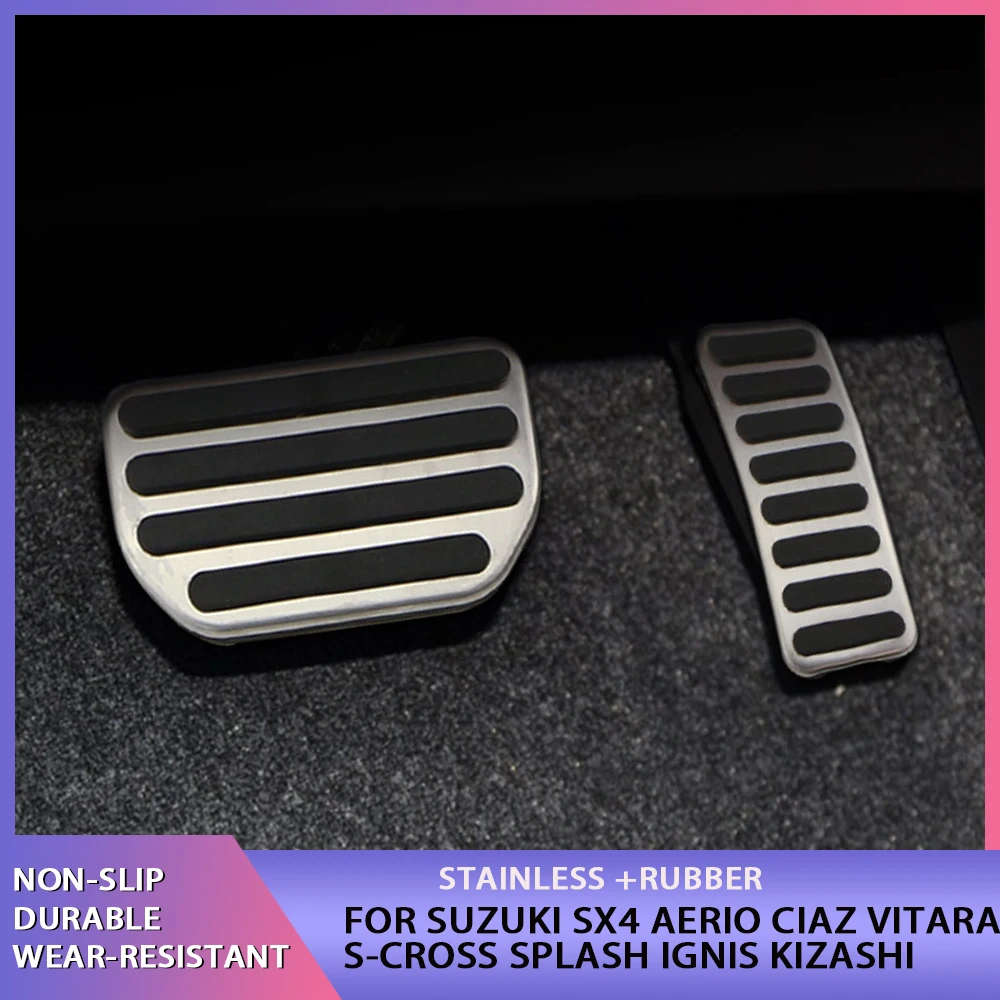 Brake & Clutch Pedal Pad Covers For Suzuki Vitara, Swift, Aerio, SX4 – 2-Piece Set