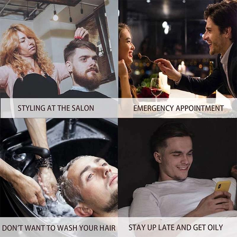 GOIPLE 40g Hair Styling Texturizing Powder Volume Boost Matte Finish Refresh Fluffy Shaping Products for Men Oil Greasy Control view 5