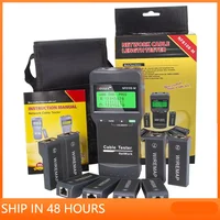 NOYAFA NF-8108M Digital Network LAN Cable Tester Meter RJ45 5E, 6E Coaxial Cable Tracker Tool Measure Network Cable Length 1