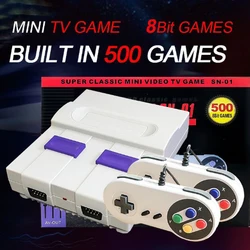 New Retro Super Classic Game Mini TV 8 Bit Family TV Video Game AV out Console Built-in 500 Games Handheld Gaming Player Gift