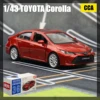 1/43 Toyota Corolla Hybrid Toy Car For Children Diecast Metal 1:43 Miniature Model Pull Back Educational Collection Gift Boys 2