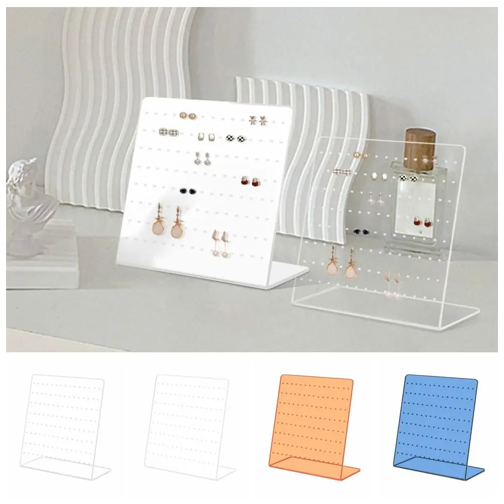 Fashion Accessories Acrylic Earrings Display Rack Jewelry Display Earring Rack Earring Hanger Transparent Organizer