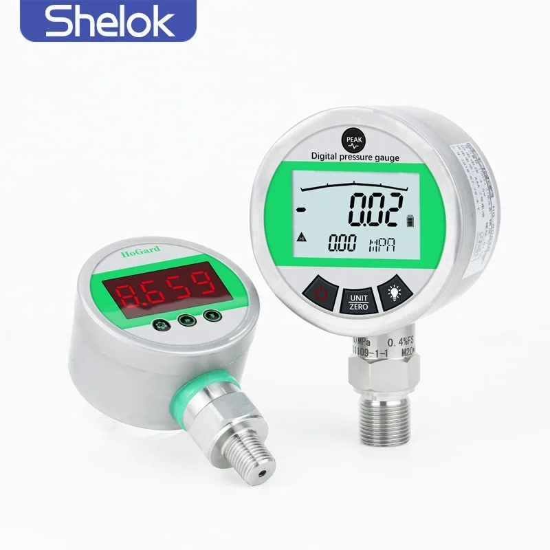 

Shelok Factory Wholesale Pressure Low Cost 4-20mA RS485 Smart Digital Pressure Gauge