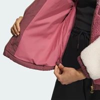 Adidas véritable originaux veste de sport chaude en fausse peau de mouton pour femme IN0988 4