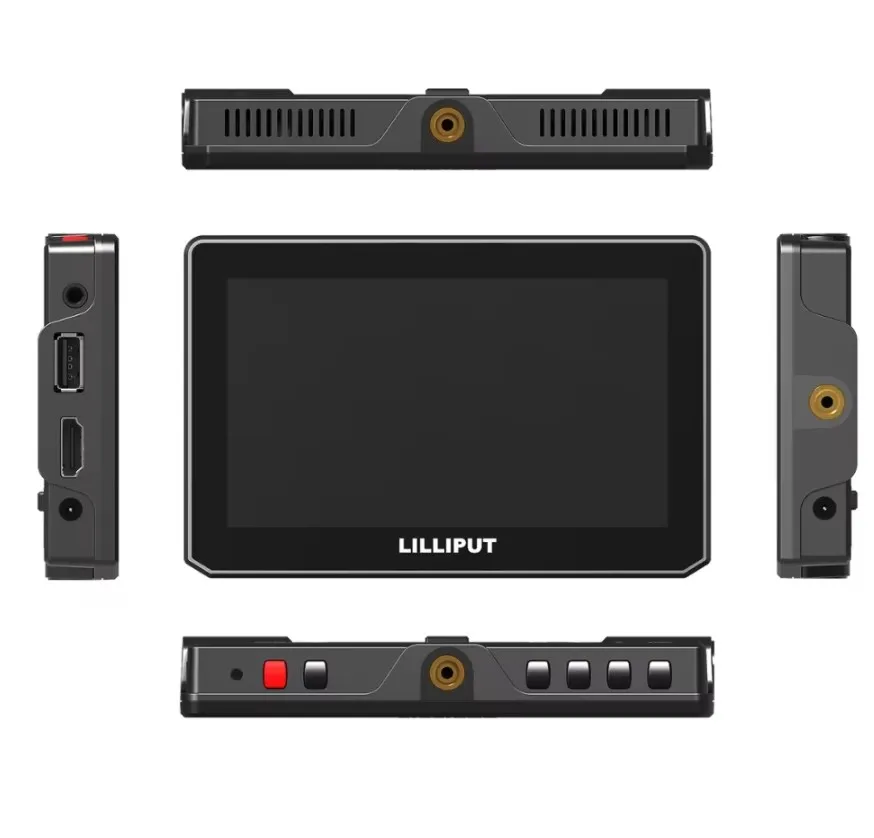 LILLIPUT T5 New 5 Inch Camera DSLR Field Monitor Waveform 3D LUT HDR Touch Screen IPS FHD HDMI-compatible 2.0 4K 60Hz for Video