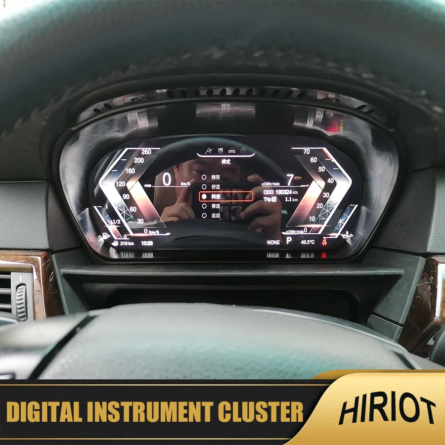 123InchDigitalLCDInstrumentClusterGaugeForBMWE60E61E63E64