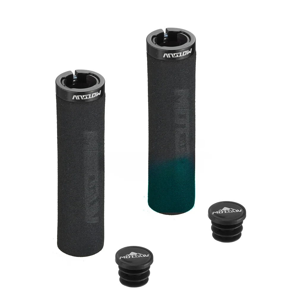 Bicycle Handlebar Grips Sponge Single-Sided Locking Mountain Bike Non-Slip Comfortable Sweat-Absorbent