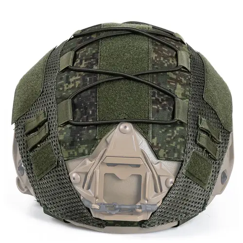 Camouflage Helmet Cover For Ops-Core PJ/BJ/MH Fast Helmet Cover Tactical Militar Hunting CS Wargame Outdoor Sport - Image 9