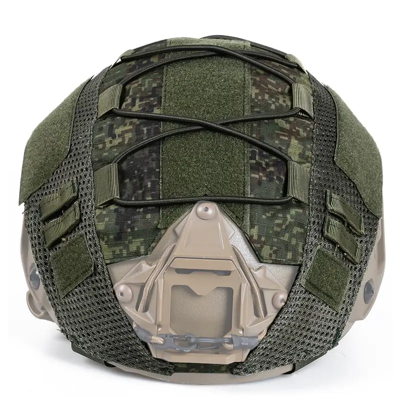 Camouflage Helmet Cover For Ops-Core PJ/BJ/MH Fast Helmet Cover Tactical Militar Hunting CS Wargame Outdoor Sport - Image 9