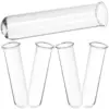 5 Pcs Flower Tubes Test Vase Vases Glass Planters Bottle for Flowers Propagation Office 1