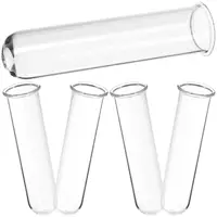 5 Pcs Flower Tubes Test Vase Vases Glass Planters Bottle for Flowers Propagation Office 1