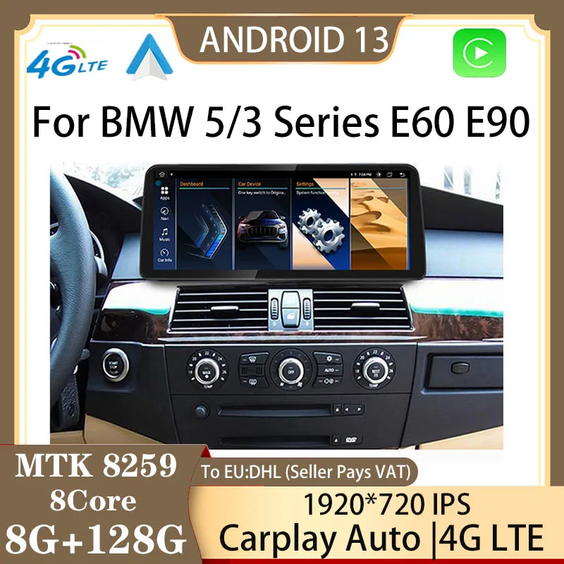 

Factory Price Android 13 Car Radio Carplay For BMW 3 Series E90 E91 5 Series E60 E61 Video Player Monitor Multimedia GPS 360 Cam
