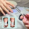 New Nail Art Shaping Tweezers Quick Building Extension Tips Clips UV Gel C Curve Pinching Manicure Tools Acrylic Nails Pincher 3