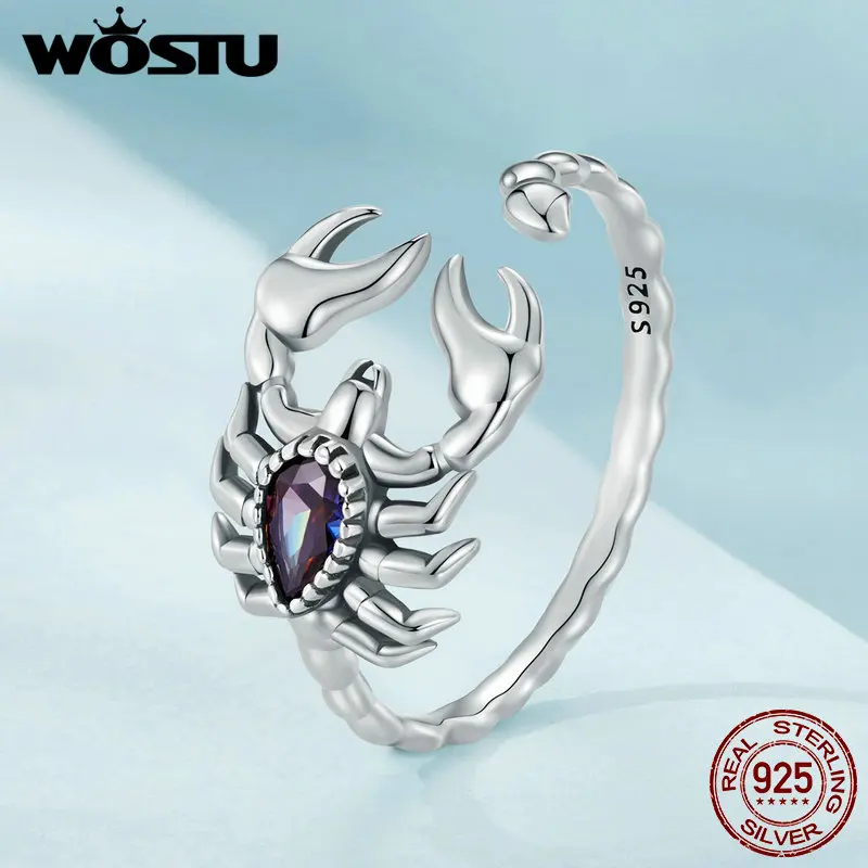Indian Scorpion|sterling Silver Scorpion Ring With Zircon
