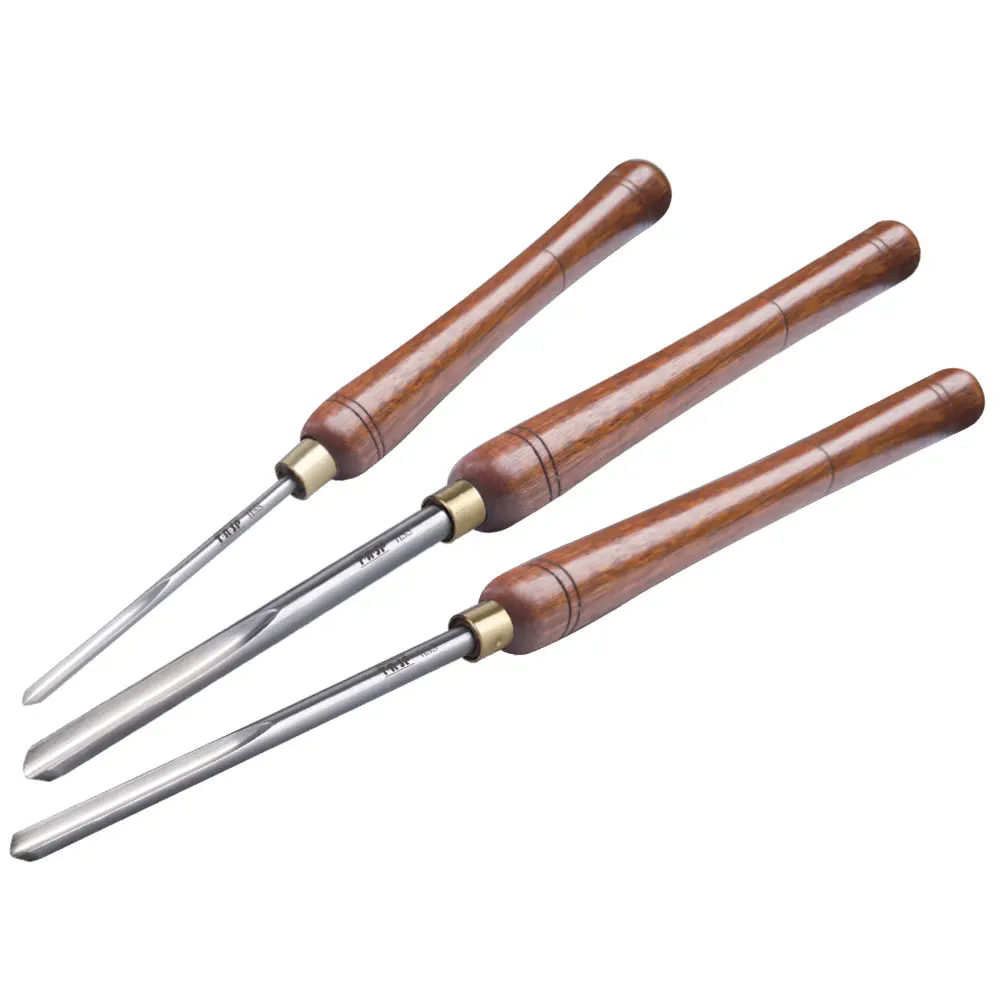 

TASP HSS Wood Turning Chisel Spindle Bowl Gouge Woodturning Tools Lathe Accessories with Walnut Handle for Woodworking Hobbies