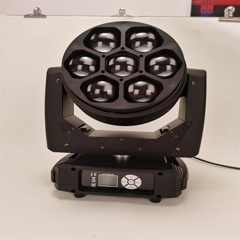 

4pcs Super Brightness Beam 7x40w 4in1 RGBW LED Zoom bee Eyes Wash Moving Head disco party show Stage Lighting Equipment