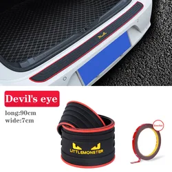 Universal Car Trunk Door Sill Protector and Rear Bumper Guard Trim (Eye)