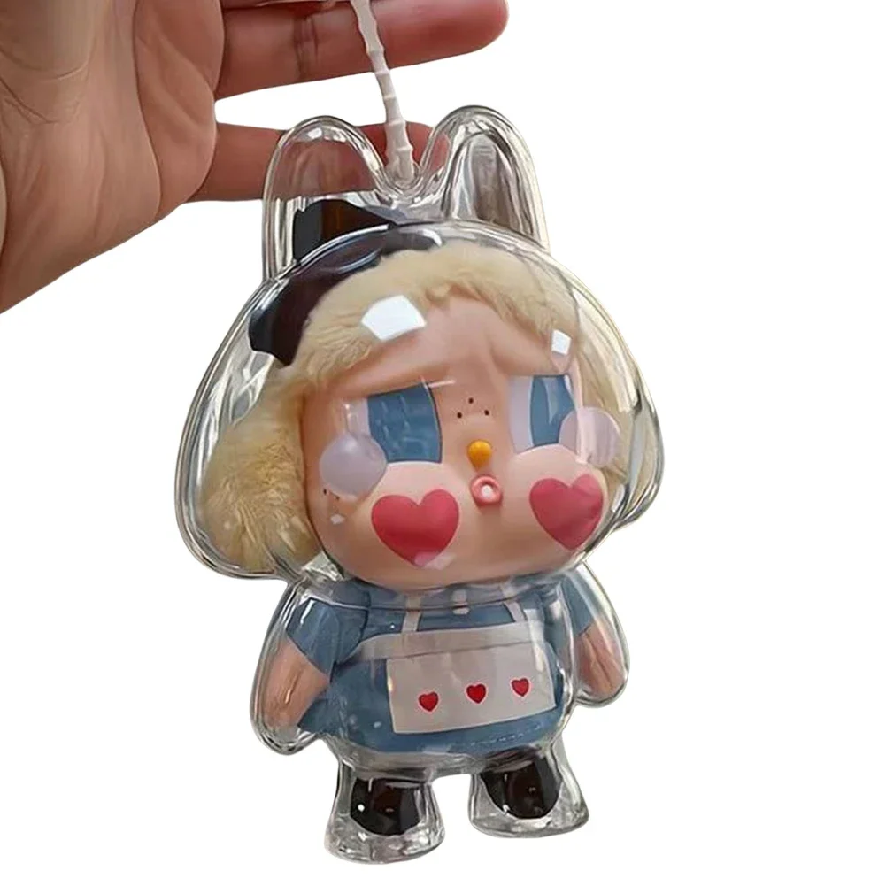 Transparent Protective Cover Cartoon Toy Storage Case Cute Elf Plushie Display Cover Clear Doll Cover for Doll Lovers