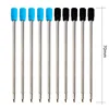 20Pcs 0.5mm Metal Roll Ball Pen Refills 70mm Length for Crystal Diamond Pen 7cm Replaceable Metal Pen Refills Office Business 1