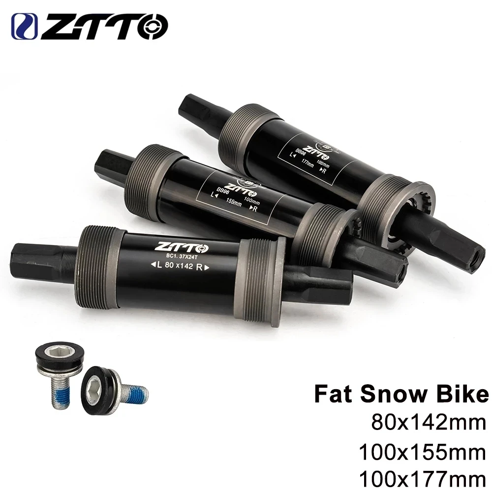 Axe De Pédalier Carré ZTTO Pour Vélo, 100 Mm, Roulements étanches, Neuf
