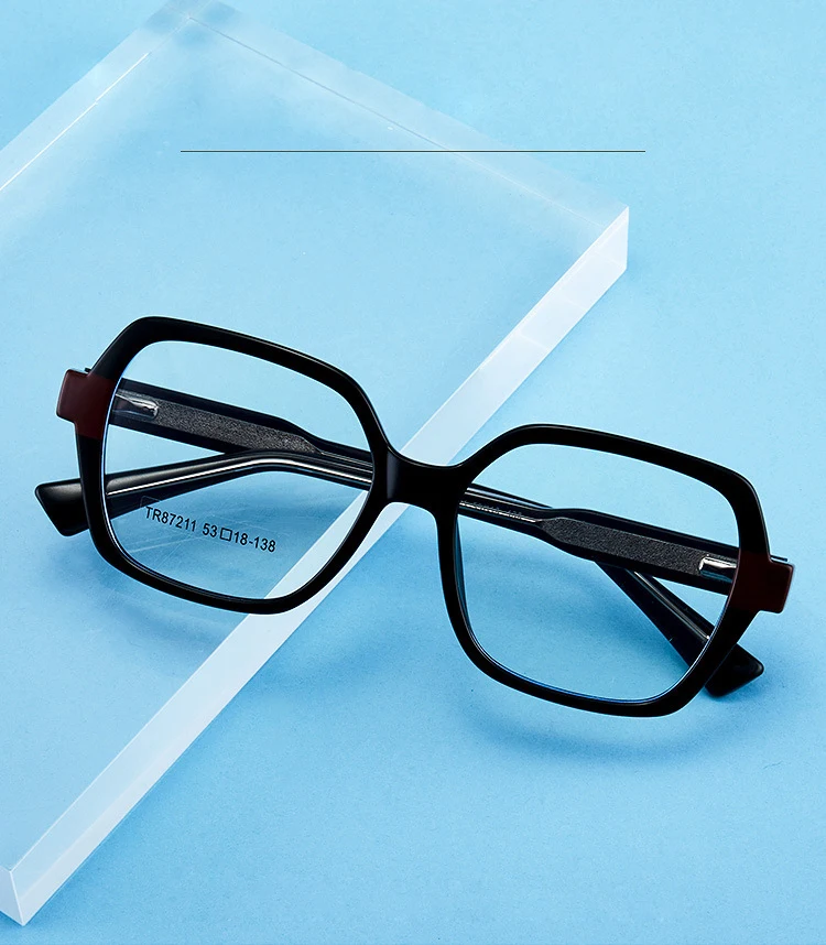 

2023 New Fashion Blue Light Proof Sunglasse Women Square TR90 Glasses Men Frame Reading and Office Eyeglass