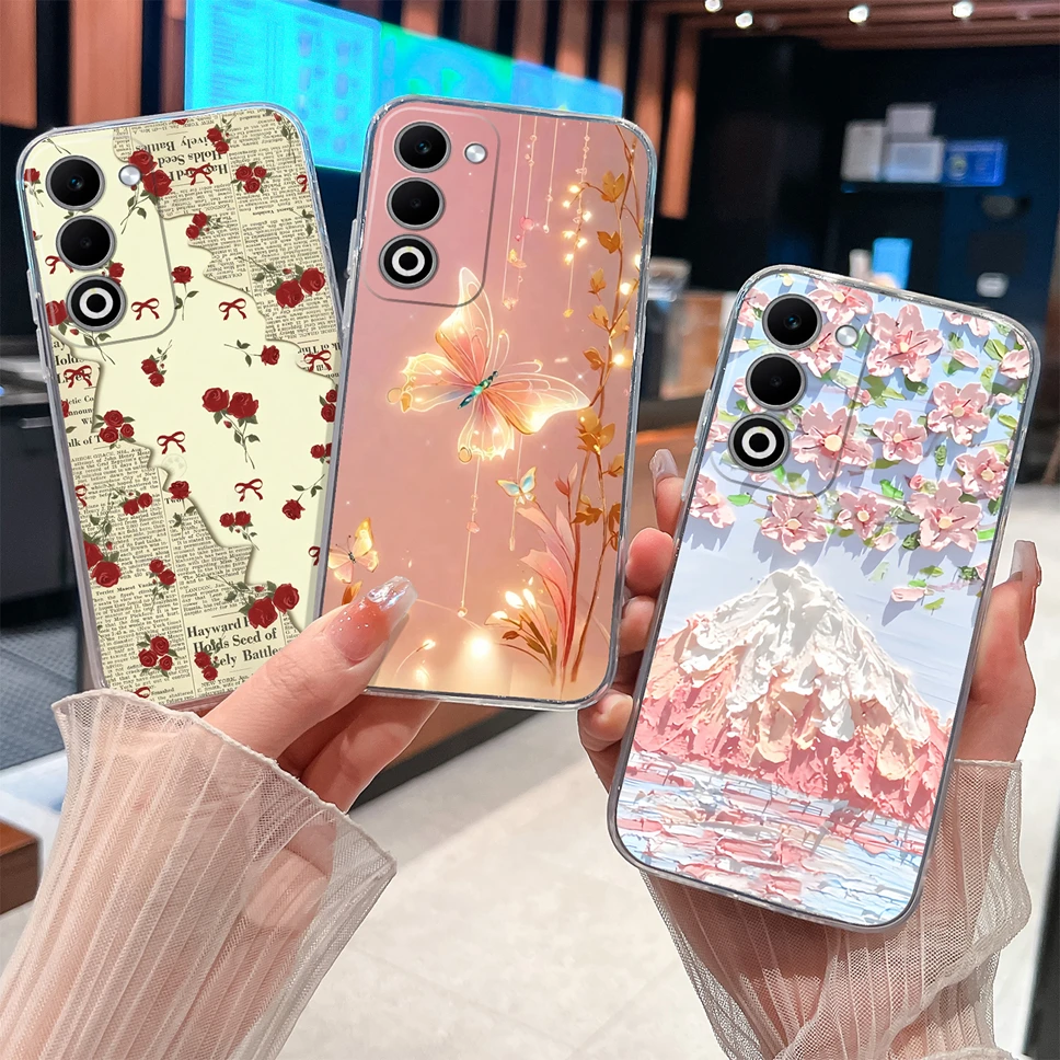 Lovely Animal Cartoon Soft TPU Transparent Silicone Bumper Phone Case