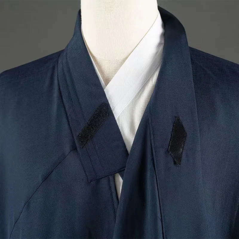 Traditionoal Taoism Robe Men Women Sanqing Collar Taoist Clothing Vintage Niche Tai Chi Costume Zen Tea Shop Pilgrimage Clothes chinese traditional suit