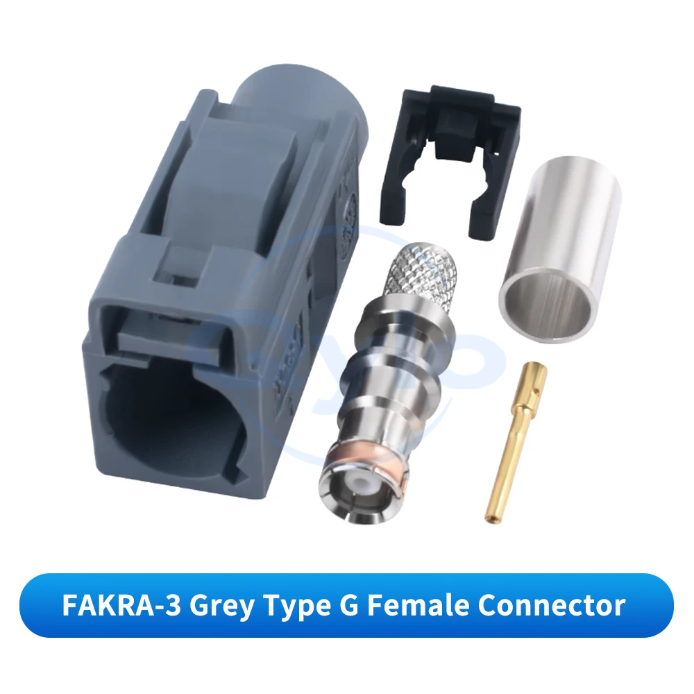 FAKRA K Weiblicher Automobilstecker FAKRA-3 Stecker A/B/C/D/E/F/G/H/I/K/L/M/Z Modelle Mehrere Farben (1 Stück) – Detail 12