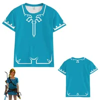 Summer Children's T-shirt Hailaru Brave Swordsman Link 3D Printed Pattern T-shirt Fashion Casual Short Sleeve 1