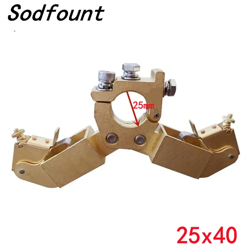 High Current Motor Carbon Brush Holder 25mm 30mm diameter20X40 25x40 Copper Holder Brush for Machine
