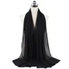 108114-ae6ce3.jpg Femmes musulmanes en mousseline de soie Hijab châles écharpe Modal coton Jersey Hijabs plaine douce pour femme musulman Voile bandeau 70*180 cm islamique