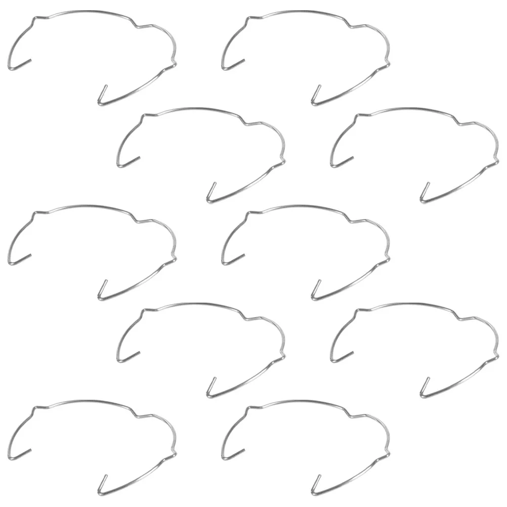 

10 Pcs Lighting Accessories Bulbs Spotlight Spring Clips Round Retaining Downlight