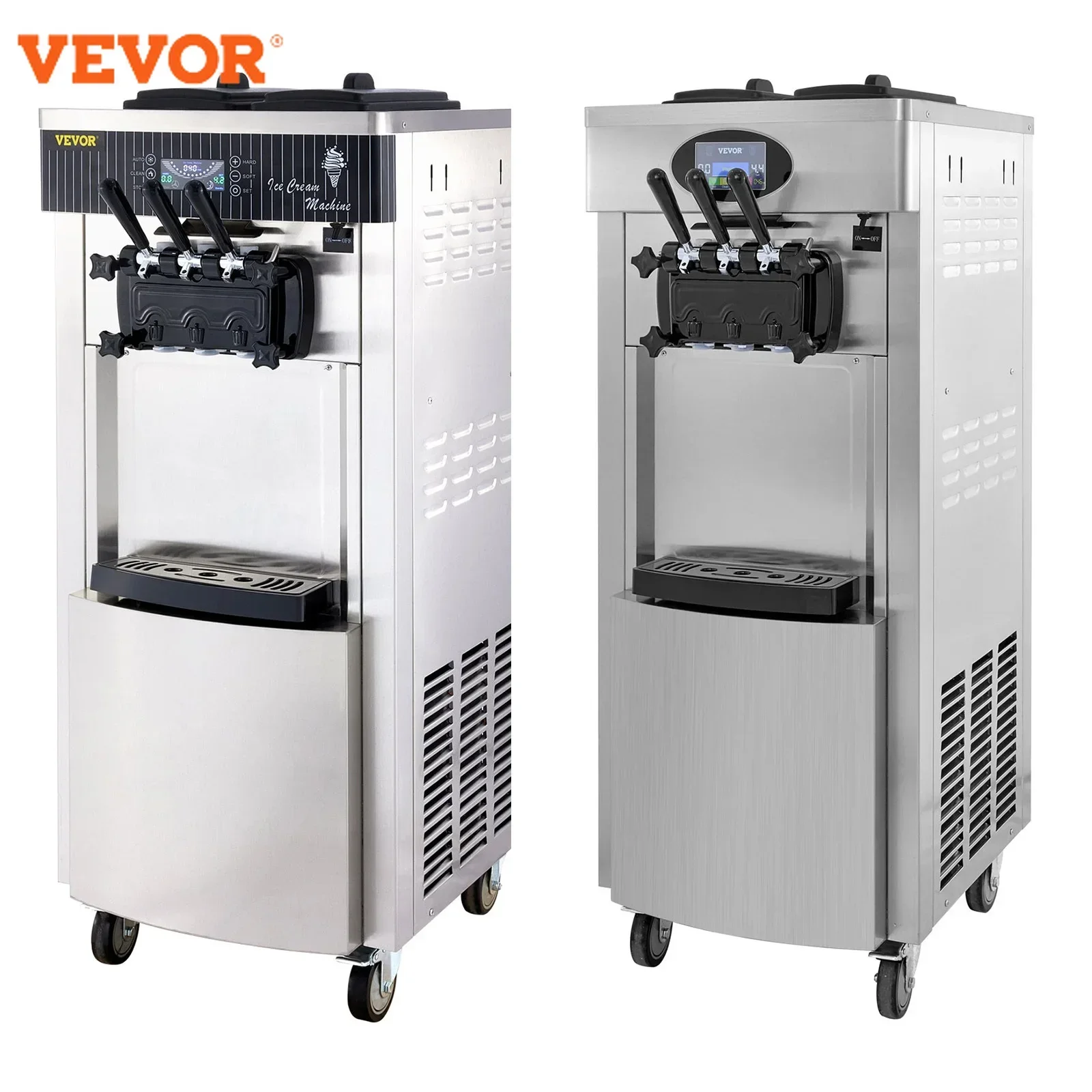 Vevor 732+1 Kommerzielle Eismaschine mit Vorkühlung 4