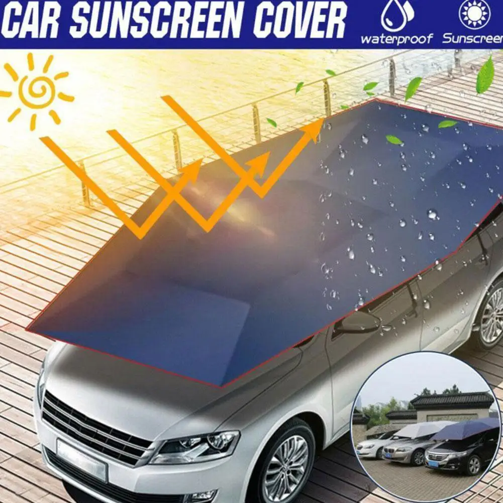 Auto Sonnenschirm Regenschirm Tragbare Folding Auto Sonnenschutz Dach Im  Freien Anti UV Sun Shelter Sonnencreme Auto Zelt Markise - AliExpress