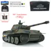 1/16 Heng Long 7.0 Plastic Panther FPV Camera RC Tank 3819 W/ 360° Turret Steel Gearbox Smoke Engine Soldiers Adult Toy TH17287 2
